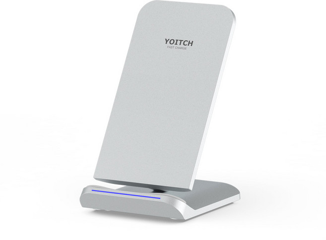 요이치 듀얼코일 고속 무선 충전기 IWC-200, 유나이티드 그레이, 1개