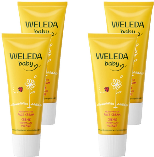 WELEDA 薇蕾德 金盞花臉部乳霜, 4個, 50ml