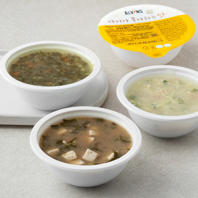 엘빈즈 클래식 유아식 국 5단계 B세트(만12개월 이상), 640g, 1세트