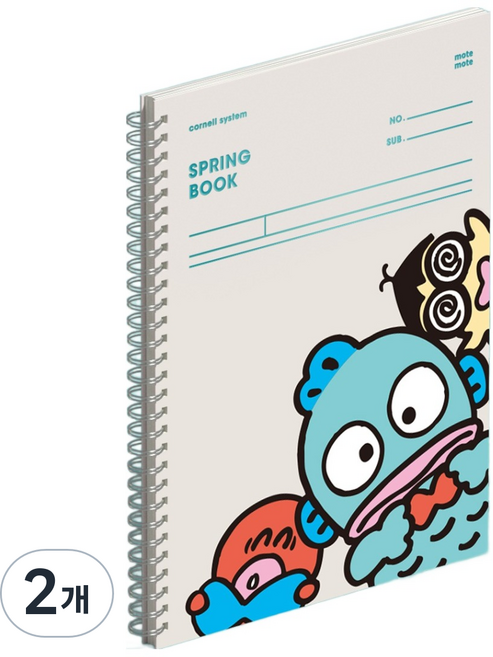 모트모트 스프링북 코넬 시스템 한교동 노트, 코넬시스템 한교동, 2개