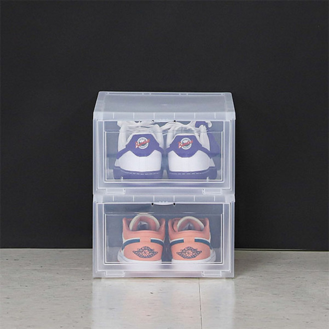 아이리스 신발정리함 대형 NSB-M340, 반투명, 2개