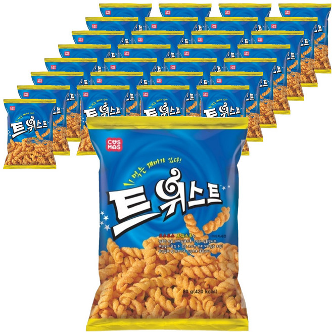 COSMOS 麻花餅乾, 60包, 80g