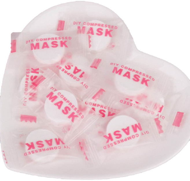 떼루와 면 압축 코인 마스크팩 시트지, 50개