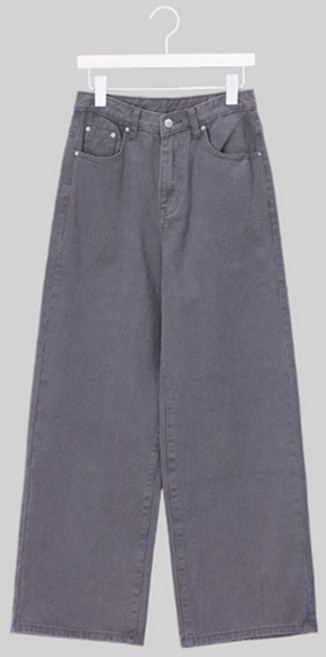 시크폭스 여성용 토런스 코튼 와이드 팬츠 짧은기장