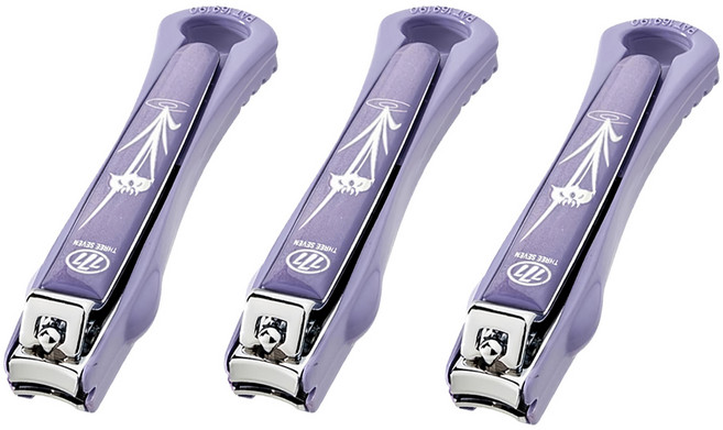 777 루이본 그립 굿 미끄럼 방지 손톱깎이 대형, 랜덤발송, 3개