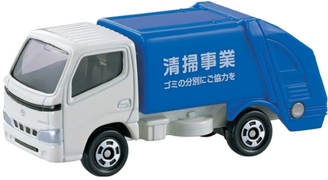TOMICA 豐田清掃垃圾車, 藍色, 1個