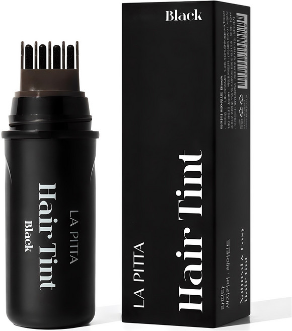라피타 새치커버 타투 헤어틴트 10ml, 블랙, 1개