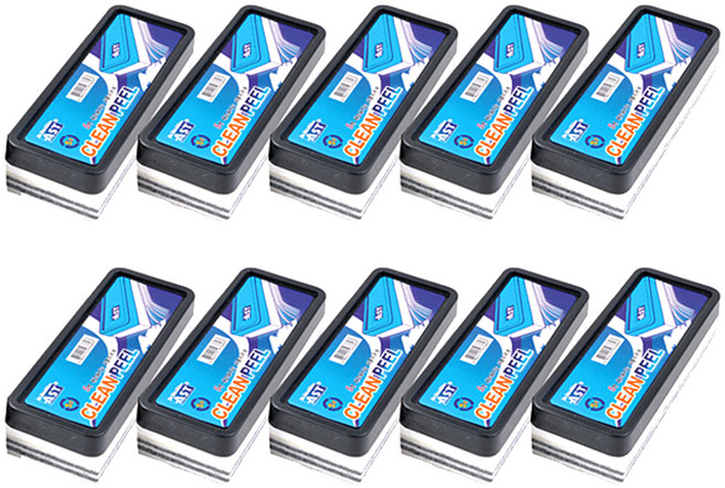 아스트 화이트보드 지우개 5겹 10p, 혼합색상