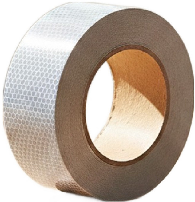 일상나눔 벌집무늬 반사 테이프, 실버, 1개