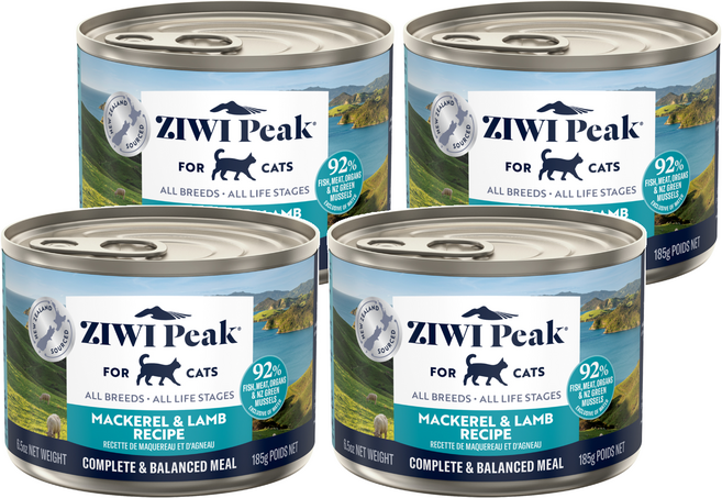 ZIWI Peak 滋益巔峰 經典系列 貓咪主食罐, 185g, 4罐