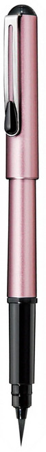 Pentel 飛龍文具 攜帶卡式毛筆 中字, 粉紅軸, 1支