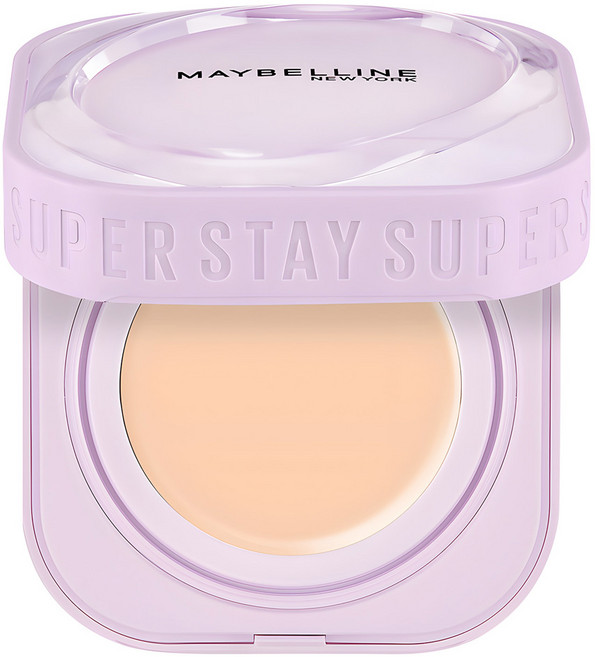 MAYBELLINE 媚比琳 台灣公司貨 裸霧光無瑕氣墊水凝粉餅 SPF13 PA++ 9g, N20 中性明亮, 1個