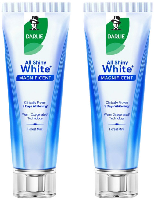 DARLIE 好來 全亮白深導煥白牙膏, 90g, 2條