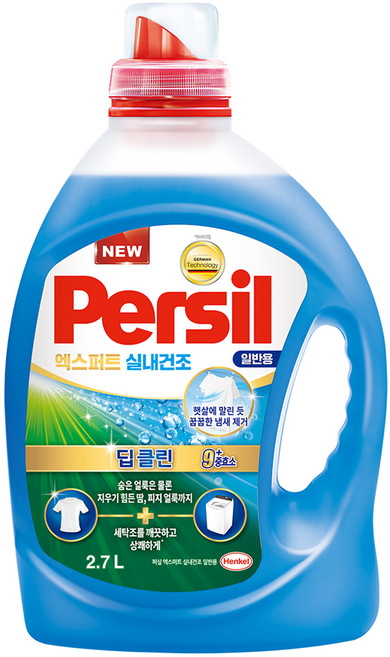 퍼실 엑스퍼트 실내건조 일반용 액상세제 본품, 2.7L, 1개입, 1개