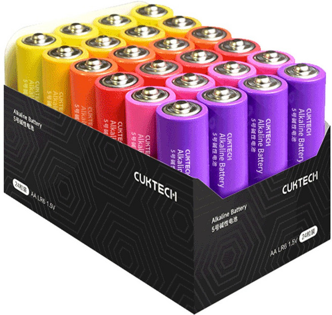 Cuktech 鹼性3號電池 B08, 1組, 24顆