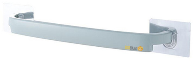 또사자 무타공 수건걸이 부착형, 블루, 1개