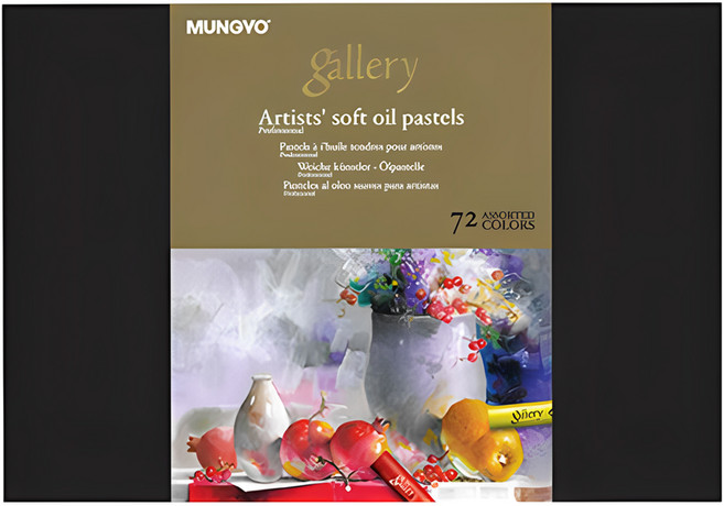 문교 소프트 오일파스텔 지함 MOPV-72, 72색, 1개