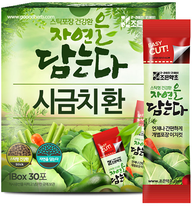 조은약초 프리미엄 시금치환 스틱, 90g, 1개