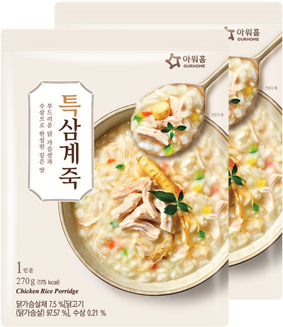 OURHOME 愛味弘 雞粥, 270g, 2包