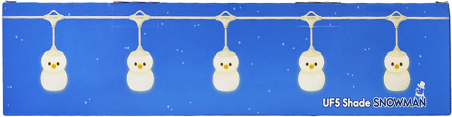 Claymore CADENA UF5 串燈專用雪人燈罩 - 矽膠材質, 白色, 1組