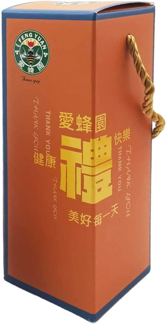 愛蜂園 琥珀龍眼蜂蜜禮盒, 430g, 1個