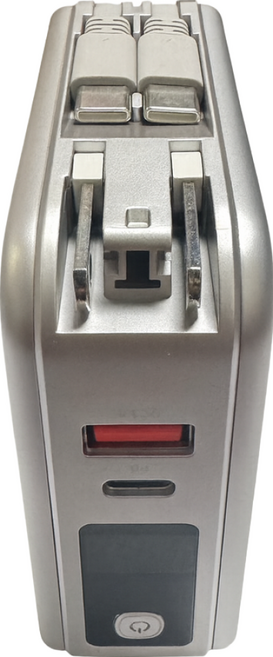 LaPO 無線充行動電源 11200mAh Type-C 附國際轉接頭, 琉光金, WT08P