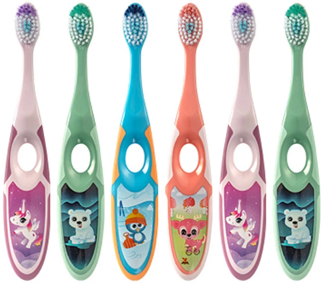 조르단 스텝 2단계 유아칫솔, 랜덤 발송, 1개입, 6개 - 쿠팡