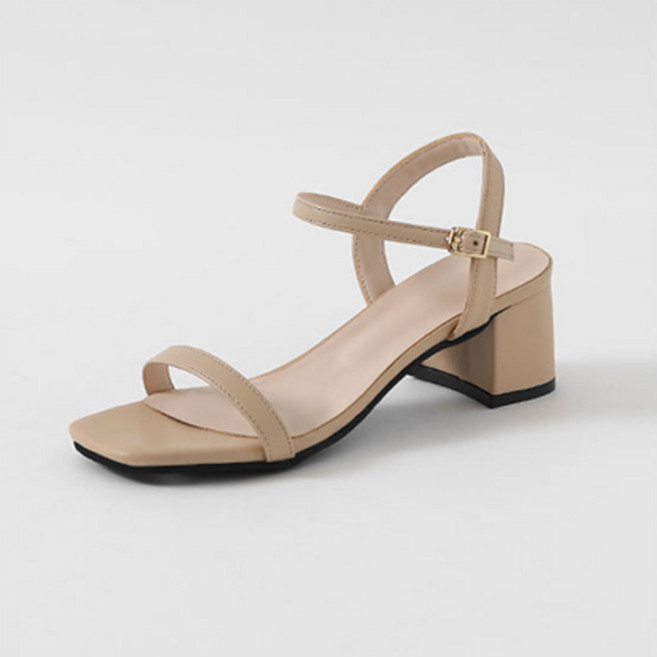 착한구두 여성용 스테파니 스트랩 샌들힐 SDLTS2e5200