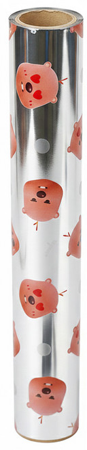 ZANMANG LOOPY 殘暴路飛 捲筒包裝紙, 1個, 圓點 銀色