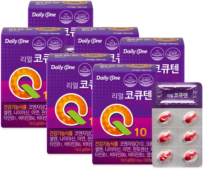 데일리원 리얼 코큐텐, 6개, 16.5g - 쿠팡