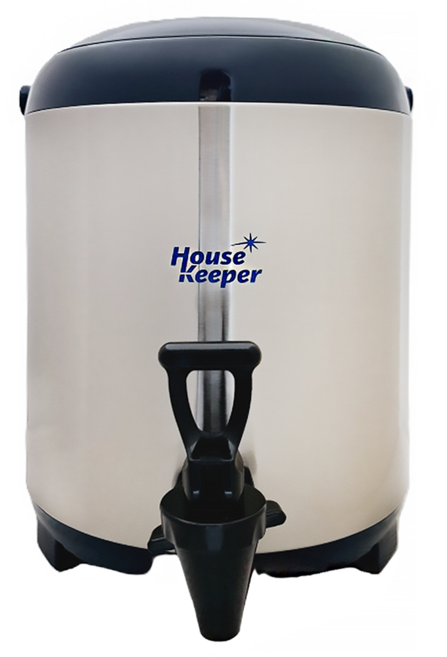 HouseKeeper 妙管家 不鏽鋼保溫茶桶, 深藍色 + 銀色, 7.7L, 1個