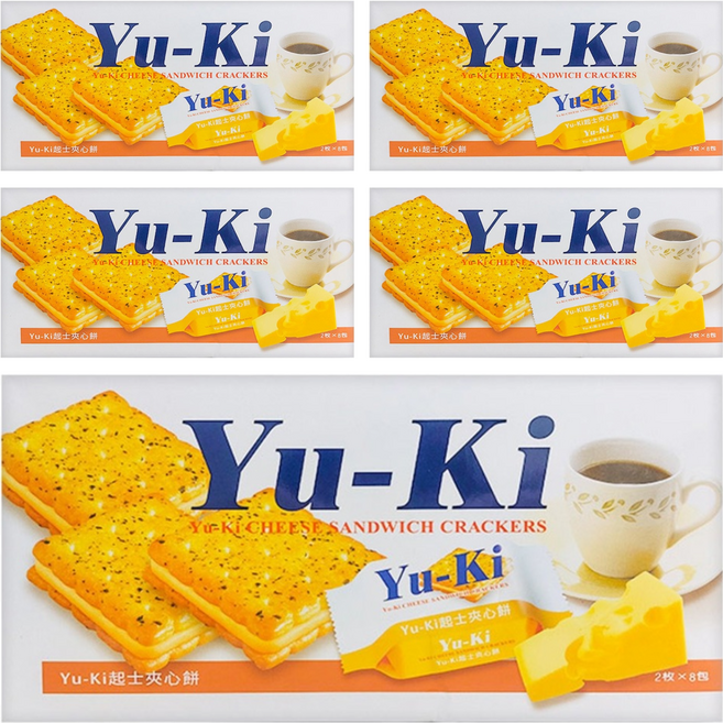 Yu-Ki 起士夾心餅 8入, 150g, 5盒