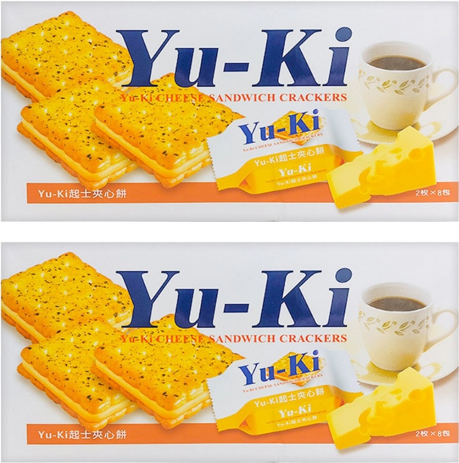 Yu-Ki 起士夾心餅 8入, 150g, 2盒