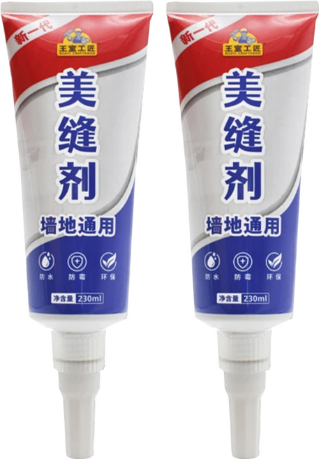 美縫膠 金色 230ml, 2個