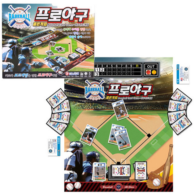 바니랜드 프로야구 보드게임, 혼합색상, 1개