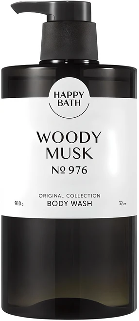 해피바스 오리지널 컬렉션 바디워시 우디 머스크향, 910g, 1개 - 쿠팡