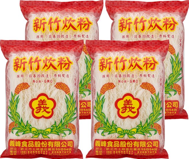 義峰食品 新竹炊粉, 200g, 4包