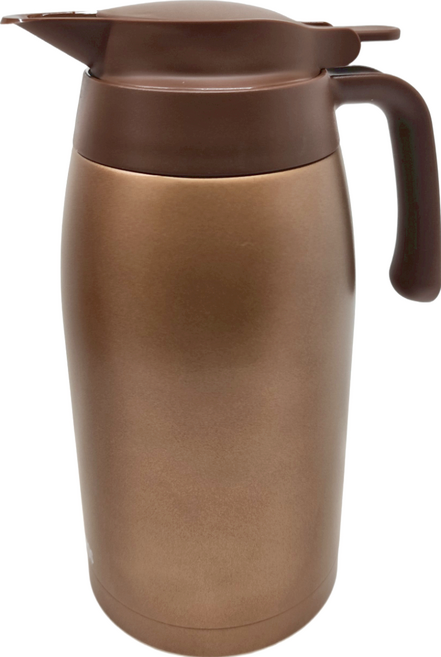 THERMOS 膳魔師 不鏽鋼保溫壺, 棕金色, 1個, 2L