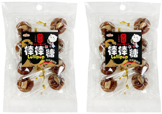 惠香 黑糖棒棒糖 8支, 120g, 2袋