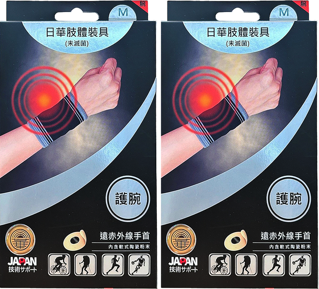 日華 肢體裝具 護腕, 2個
