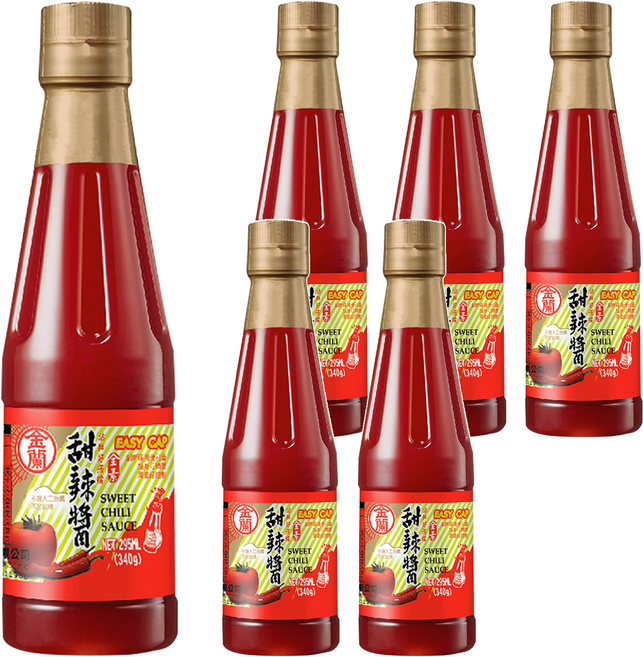 KIMLAN 金蘭 甜辣醬, 295ml, 6瓶