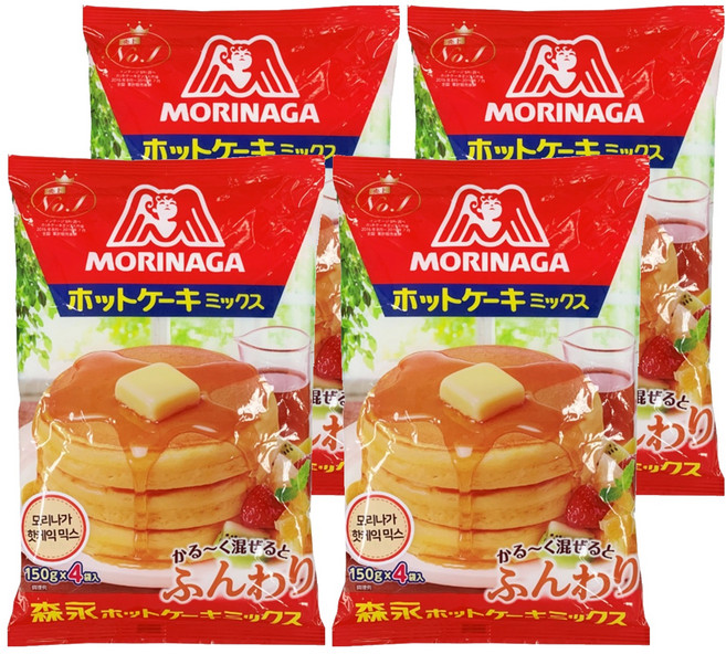 MORINAGA 森永 鬆餅預拌粉, 600g, 4個