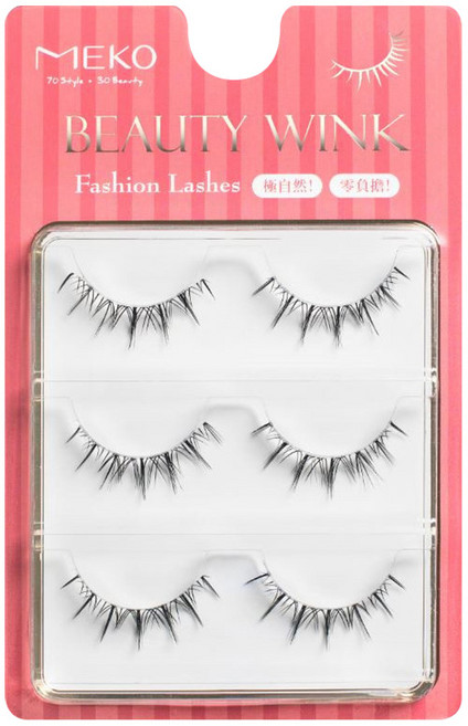MEKO 韓系女團御用無痕假睫毛舞台濃密, I025, 1組
