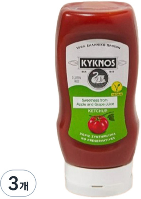 키크노스 케첩, 360g, 3개