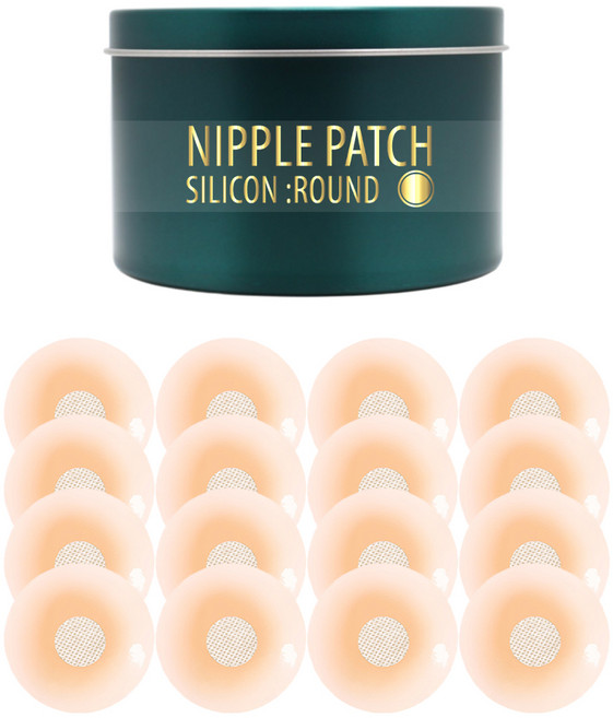 GRB 矽膠圓形胸貼 16入, 1個