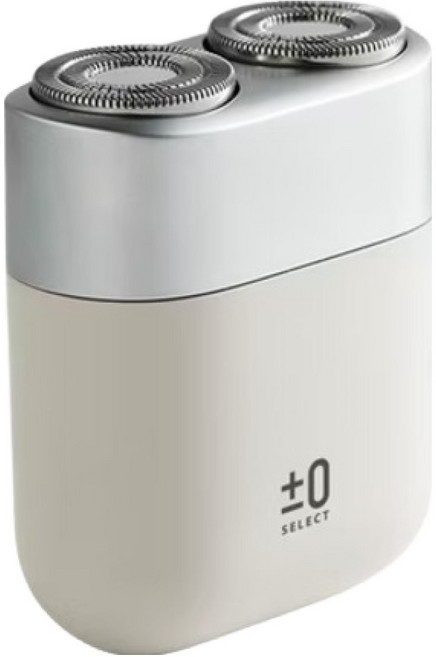 Plus Minus Zero 正負零 Rotary 電動刮鬍刀 2 heads IPX7 白色 CCS-J010