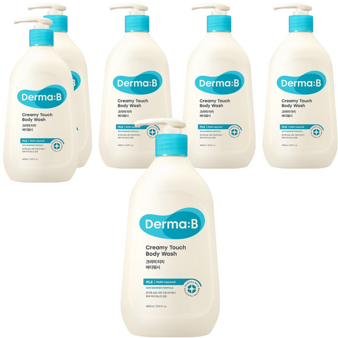 더마비 크리미 터치 바디워시, 400ml, 6개