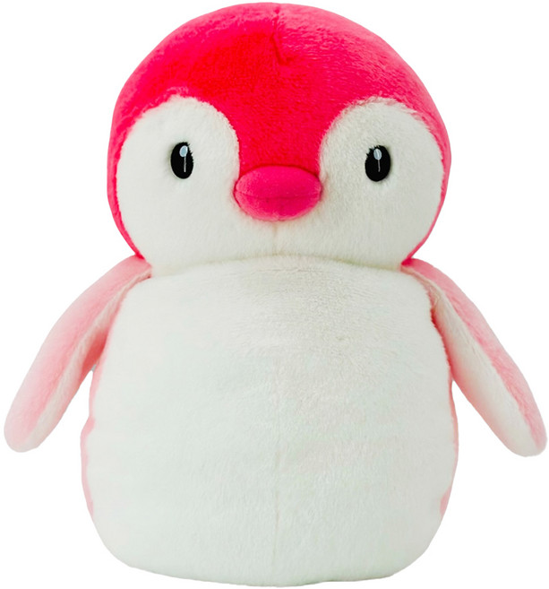AllBeMine 歐比邁 呆呆企鵝手偶 DUMB PENGUIN, 粉紅色, 1個, 20cm