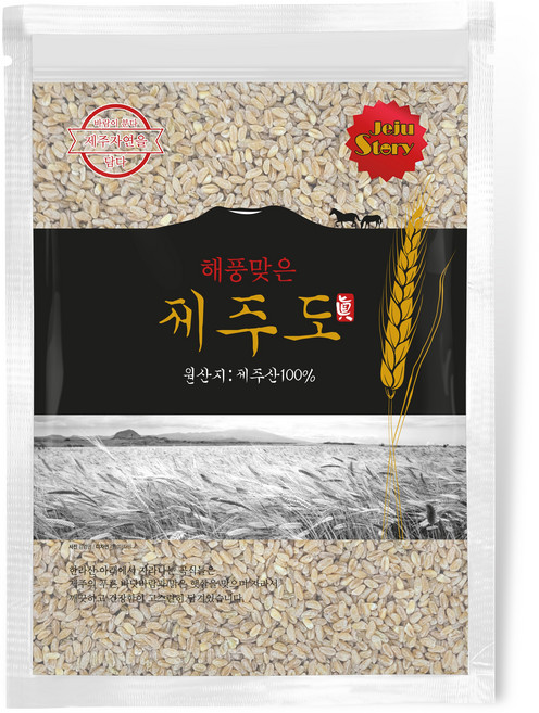 진생영농조합법인 국내산 해풍맞은 제주도 호라산밀, 2kg, 1개