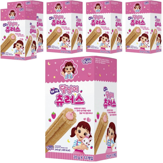 명도물산 달님이 츄러스 12p, 240g, 6개